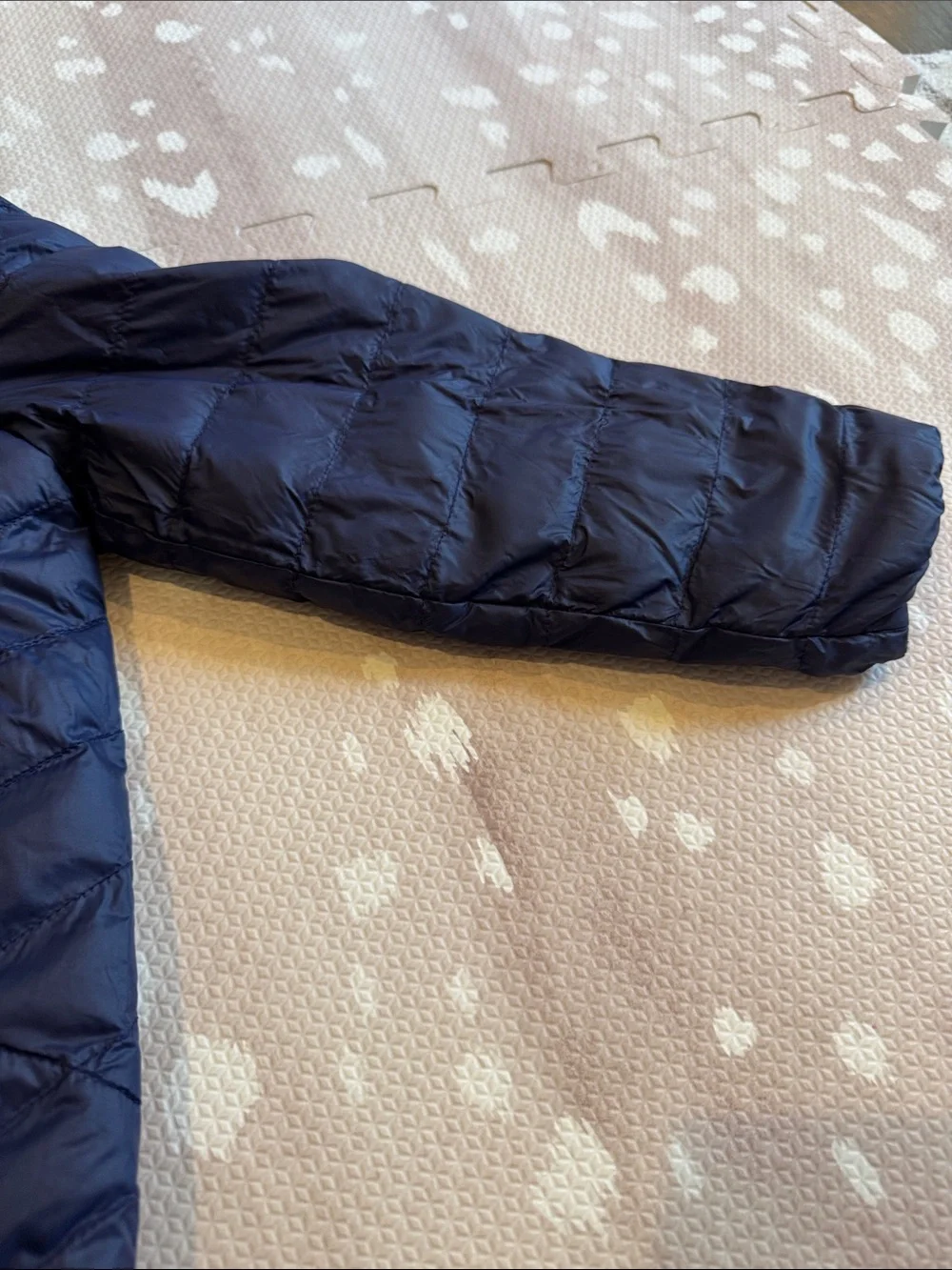 Polo Ralph Lauren Girls Reversible Puffer Jacket Pink Navy Size 5 Lightweight
